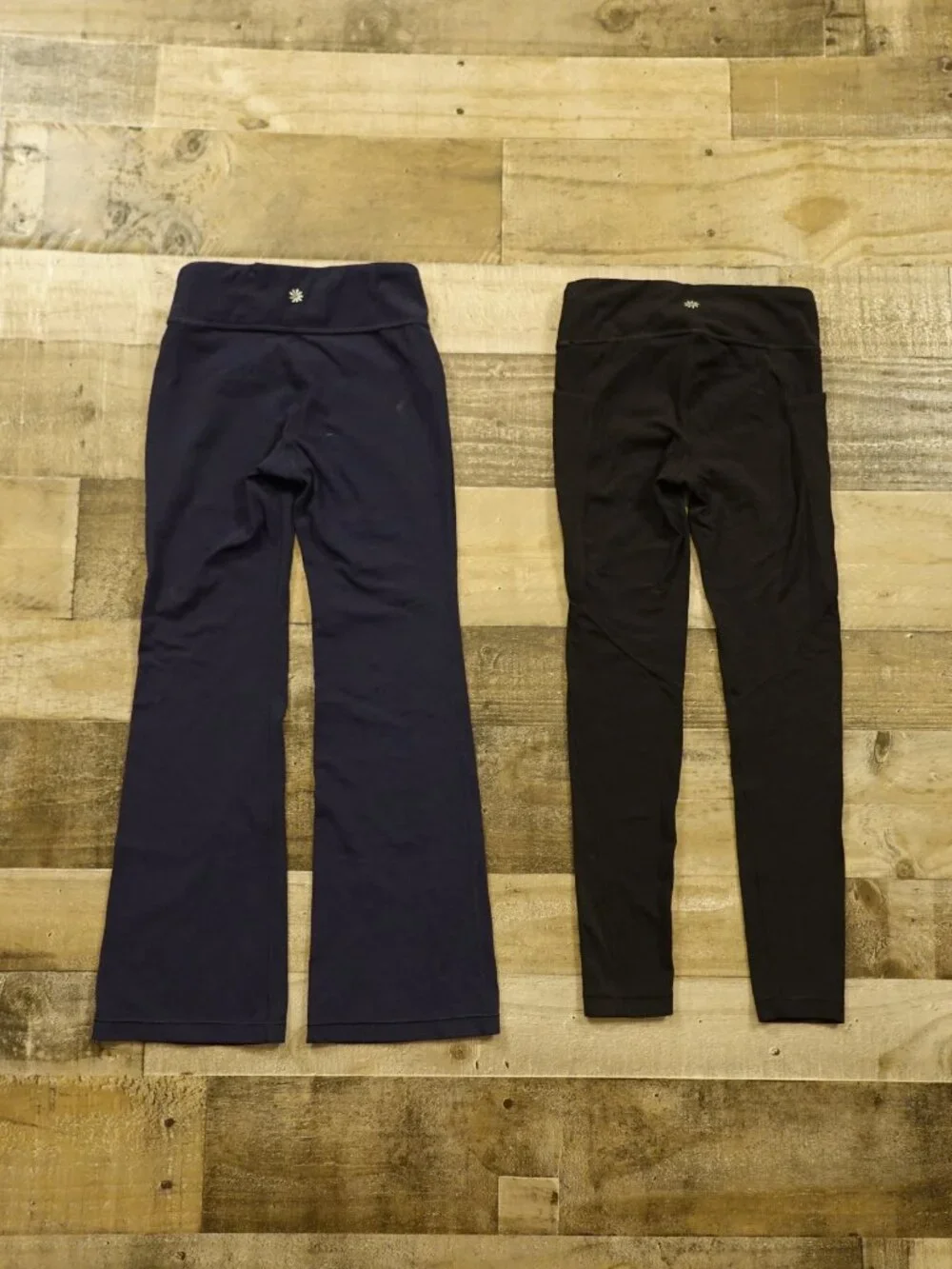 Athleta Girl Treasure Tight Chit Chat Flare Pant Girls Small Navy Black Lot of 2